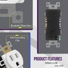 ENERLITES Duplex Receptacle, Matching Screwless Wall Plate Included, Residential Grade