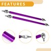 Partuto 2pcs 20cm/7.87in Car Splitter Support Rods Adjustable Front Rear