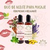 Dúo De Aceites Orgánicos Para Masaje Corporal Con Vitamina E