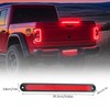Biqiure 1PC Universal 12V Third Brake Light Red,LED High Level