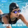 Whale Silicone Swim Cap - Waterproof, Non-Slip, High Elasticity -