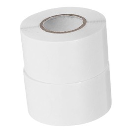 DOITOOL 2 rollos Etiquetas Adhesivas Transparentes Redondas Impermeables Autoadherentes para Sobres y Sello Seguro y Resistente para Frascos y Paquetes