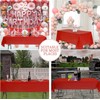 HiFEN 9ft x 4.5ft Plastic Tablecloth Rectangular Indoor-Outdoor Wedding Birthday