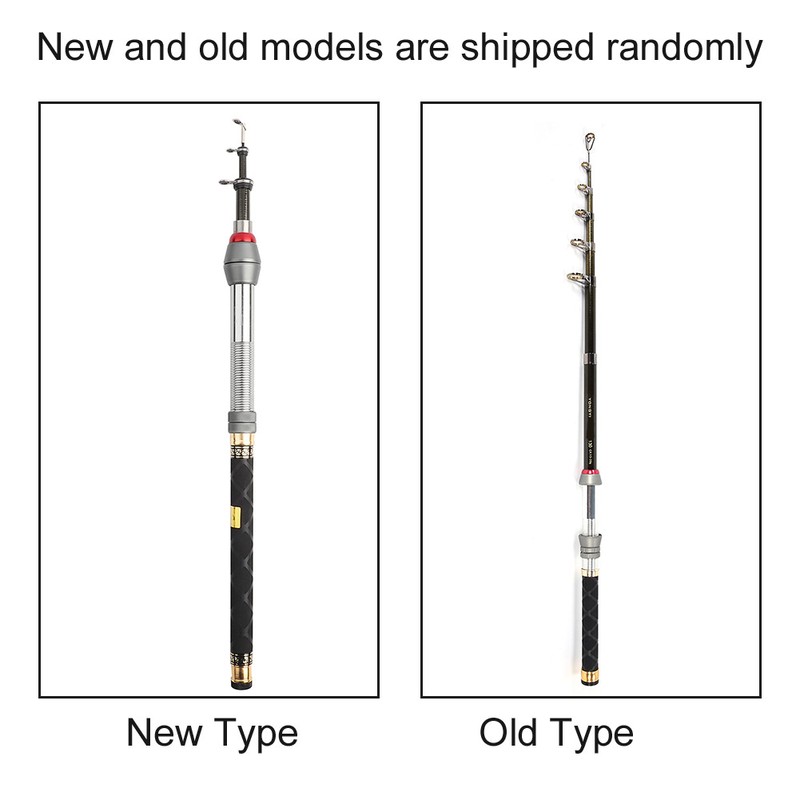 Protable Ultralight Carbon Fiber Fishing Rod Telescopic Sea Pole Tackle