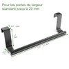 CIOBOAN Door Towel Holder Kitchen Towel Holder No Drilling Kitchen