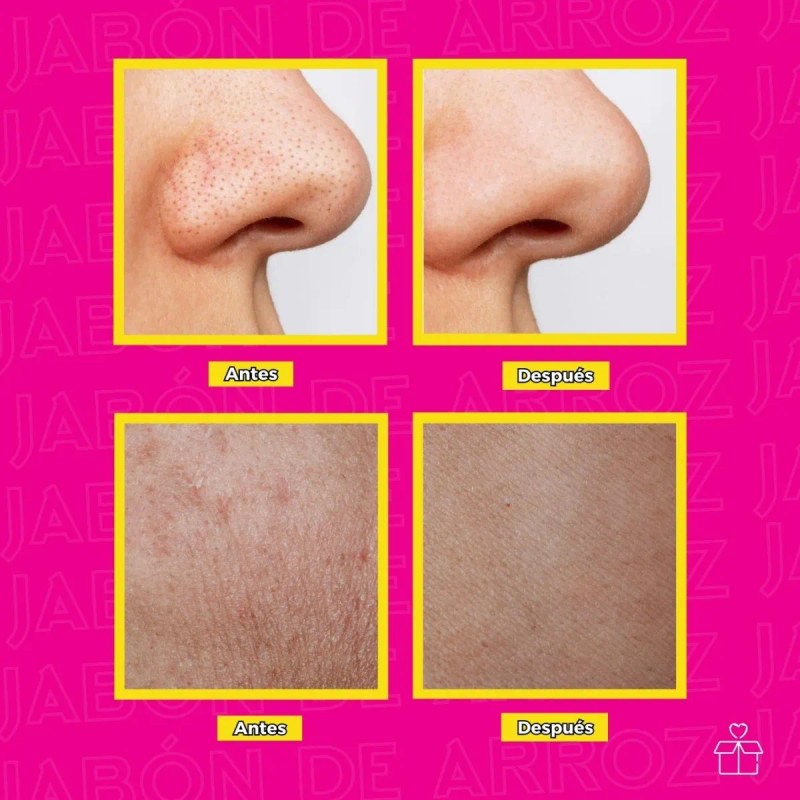 Jabón Tailandés De Arroz Hecho A Mano Colágeno Vitamina E