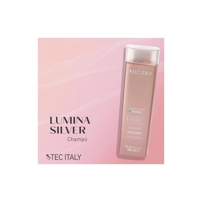 TEC ITALY Lumina Silver Shampoo 300 ml Shampoo para Cabello