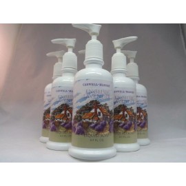 CASWELL-MASSEY - LOT OF 6 - ENGLISH LAVENDER LIQUID SOAP WITH PUMP-8.5 OZ. - NEW