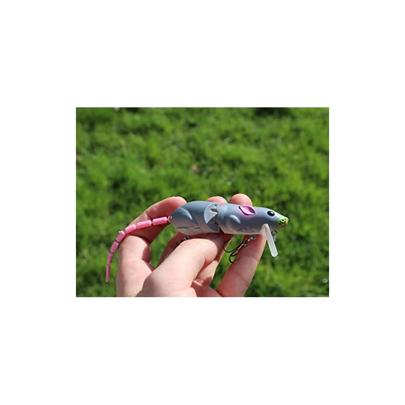 Articulated Mouse Lure 8 cm 15 g - Rat Pike