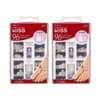 KISS 100 Acrylic Plain Nails (2 PACK, Toenails)