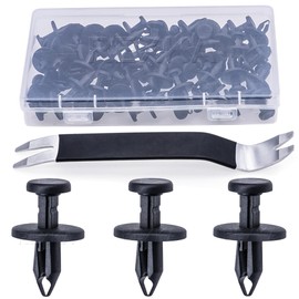 Rexka 31pcs 7mm Hole Fender Liner Trunk Latch Cover Radiator Support Retainer Clip 6506132AA for Jeep Wrangler Grand Cherokee Dodge Charger Challenger Durango Magnum Stratus -Auto Trim Body Remover