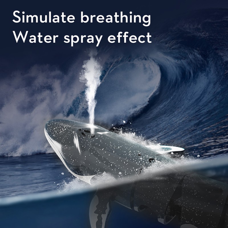 2.4G Remote Control Whale Mini Electric Simulation Diving Toy Outdoor