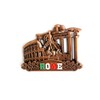 Rome (Italy) - 3D Metal Fridge Magnet for Kitchen Refrigerator