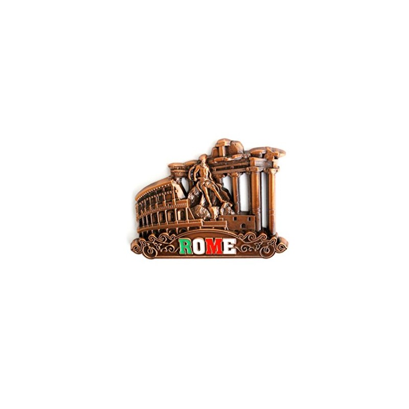 Rome (Italy) - 3D Metal Fridge Magnet for Kitchen Refrigerator