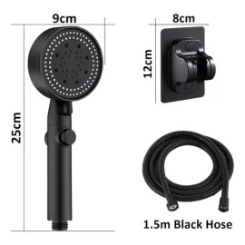 Regadera Kit De Ducha Tipo Telefono De Mano Acero Inoxidable