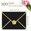AVERZELLA 100 Pack 5x7 A7 Envelopes for Invitations, Black and