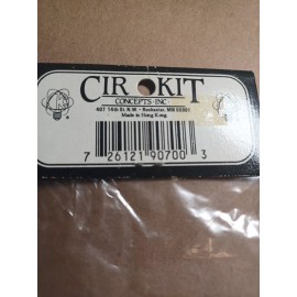 CIR-KIT CONSEPTS NOS CIR-KIT #CK1010-7 SCREW BASE BULB-12v (70ma)-SEALED Railroad HO train