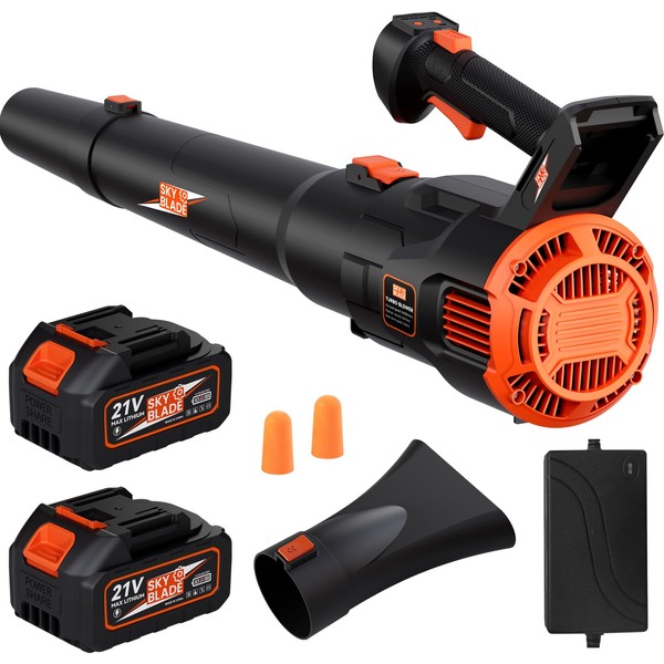 SkyBlade Leaf Blower Cordless - Max. 500CFM & 160MPH Electric