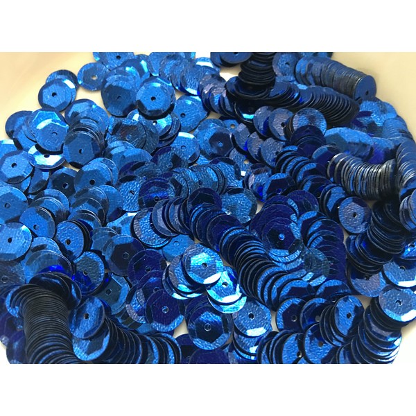 Sequins 8mm 800/Pkg Royal Blue
