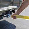 NEIKO 51005A Heavy-Duty Tow Strap with Hooks, 2 Inches by