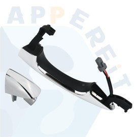 APPERFiT Exterior Door Handle Smart Key w/Cover for Front Door Right Passenger Side Chrome Compatible with Kia Sorento 2016 2017 2018 2019 2020 Door Keyless Entry Replaces 82661-C5710 82662-C5030