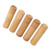 5pcs 12cm Length Travel Bamboo Tea Canister Tea Storage Container