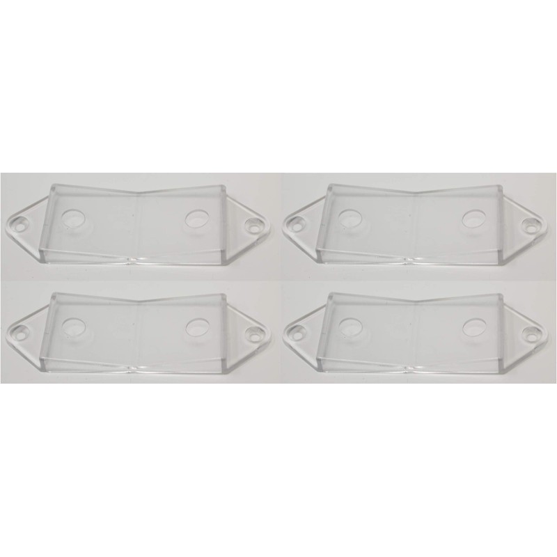 Clear Rocker Switch Plate Cover Guard 4 Pack - Keeps