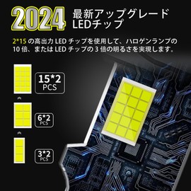 KUIOUO D3S/R LED Headlight Bulb, Plug and Play, 14000 Lumens 70W 6500K White 380% Brightness, High Low Beam HID Replacement Bulb, 2 Pack