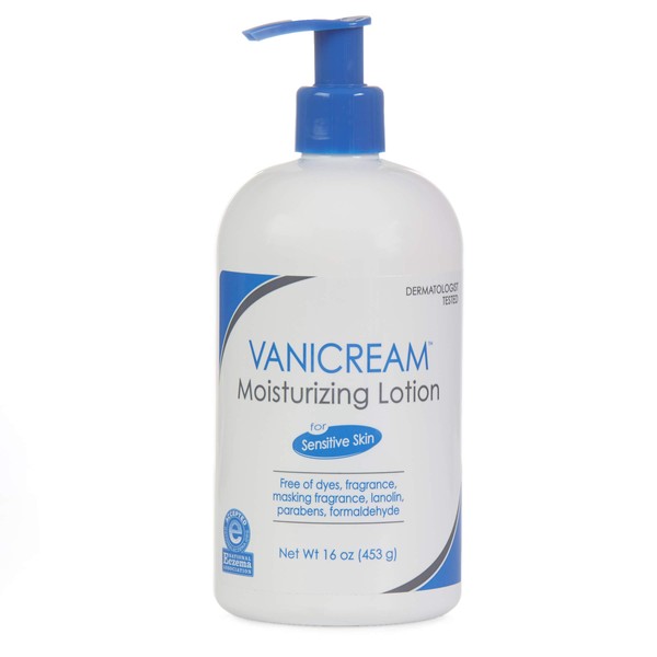 Vanicream Lite Lotion with Pump | Fragrance and Gluten Free | For Sensitive Skin | 16 Ounce (Pack of 1)