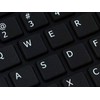 English US Non-Transparent Keyboard Decals Black OR White Background (14x14)