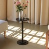 MaxSmeo Drink Table, Small Side Table for Small Spaces, Modern