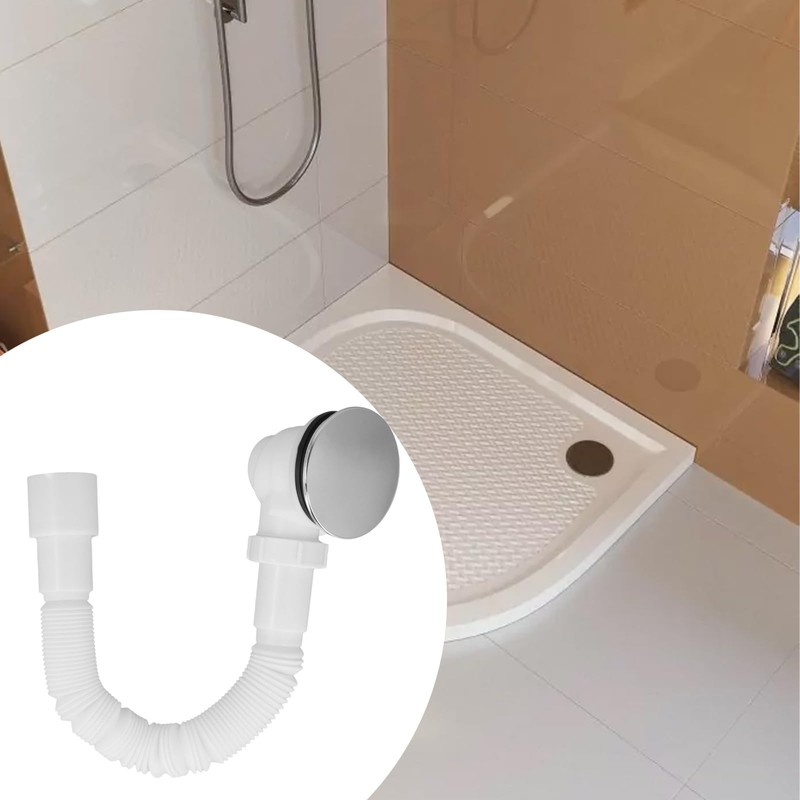 Drain Fitting Set, Drain Hole Set for Shower Tray, Outflow