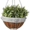 Esschert Design AM Löwe Hanging Basket, 26.2 x 26.2 x