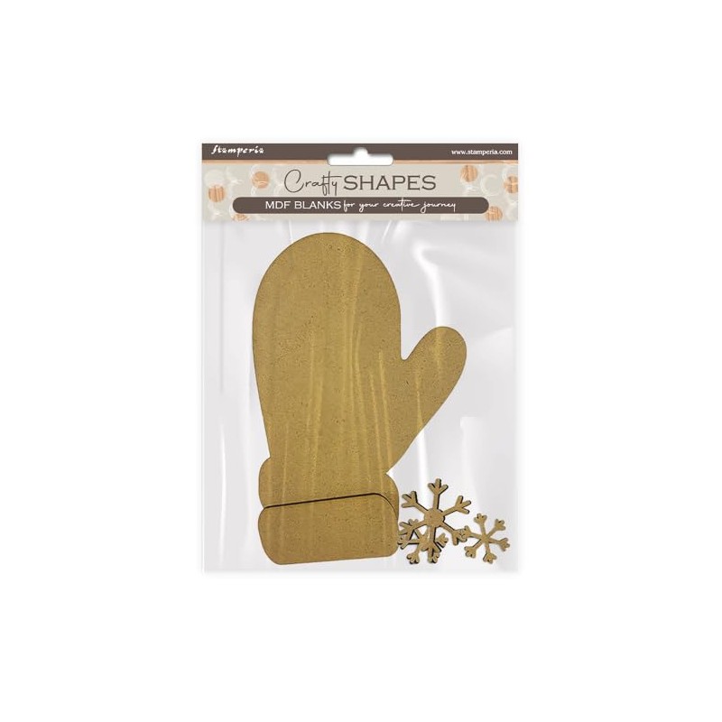 Stamperia KLSM12 Crafty Shapes, Brown, 20 x 0.5 x 16