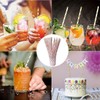 Paper Straws, Colourful Paper Straws, Biodegradable Drinking Straws, for Parties,