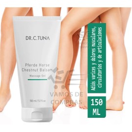 Gel para masaje Dr C Tuna Masaje Relajante con Pferde y castaña de indias