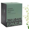 Laundry Detergent Sheets 260 Loads, Fresh Scent, Eco-Friendly Liquidless Soap