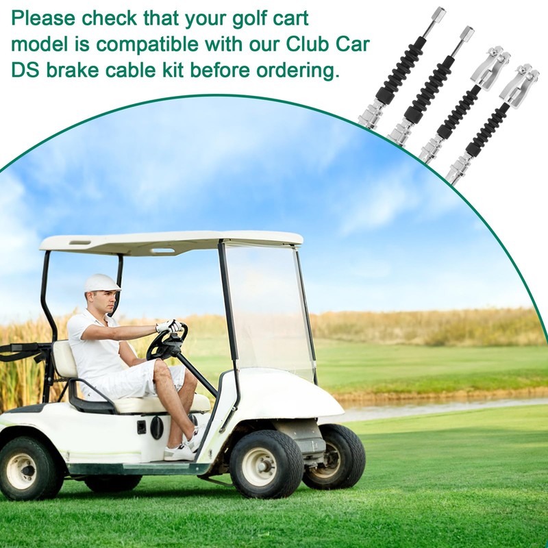 RO6G Golf Cart Brake Cable Replacement Club Car DS Brake