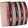 4 Pack 9cm Tort Brown Hair Side Combs Slides Grips