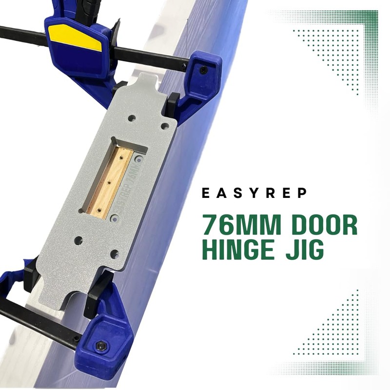 EASYREP 76mm Hinge Routing Jig – Precision Door Hinge Router