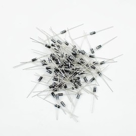 Innfeeltech Innfeeltech 100Pcs 1N4007 Rectifier Diodes General Purpose Silicon Rectifiers, 1A, 1000V Silicon Rectifier Schottky Diodes