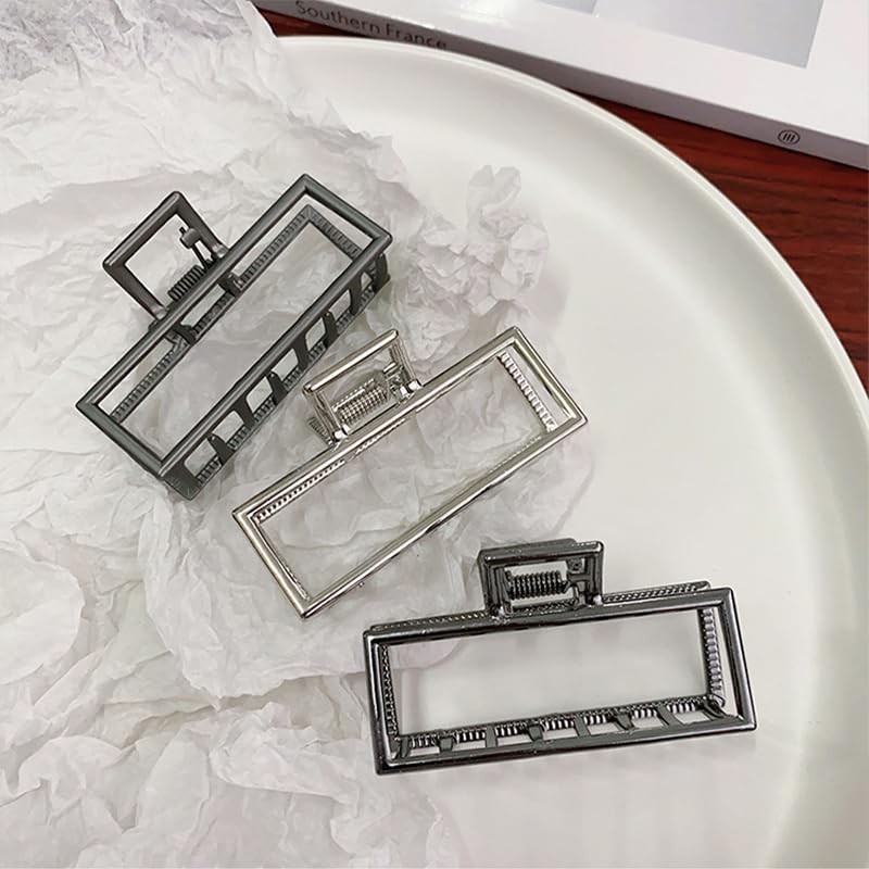 [ナカノヤ] NAKANOYA バンスクリップ 1個 金属 合金 メタル ヘアクロー バンス ジッケピン