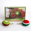 Simply Make Docrafts Crochet Key Ring Craft Kit Kiwi and