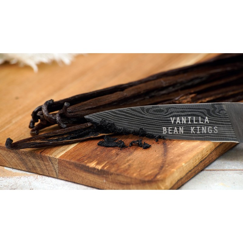 5 Organic Madagascar Vanilla Beans. Whole Grade A Vanilla Pods