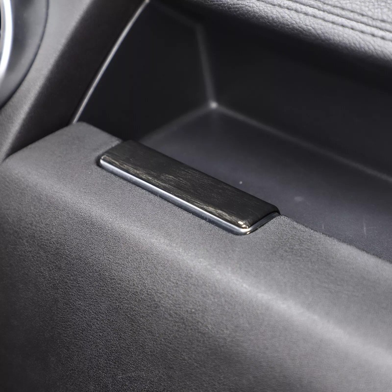 BEBECAR Wood Grain Glove Box Switch Button Trim Cover Fits