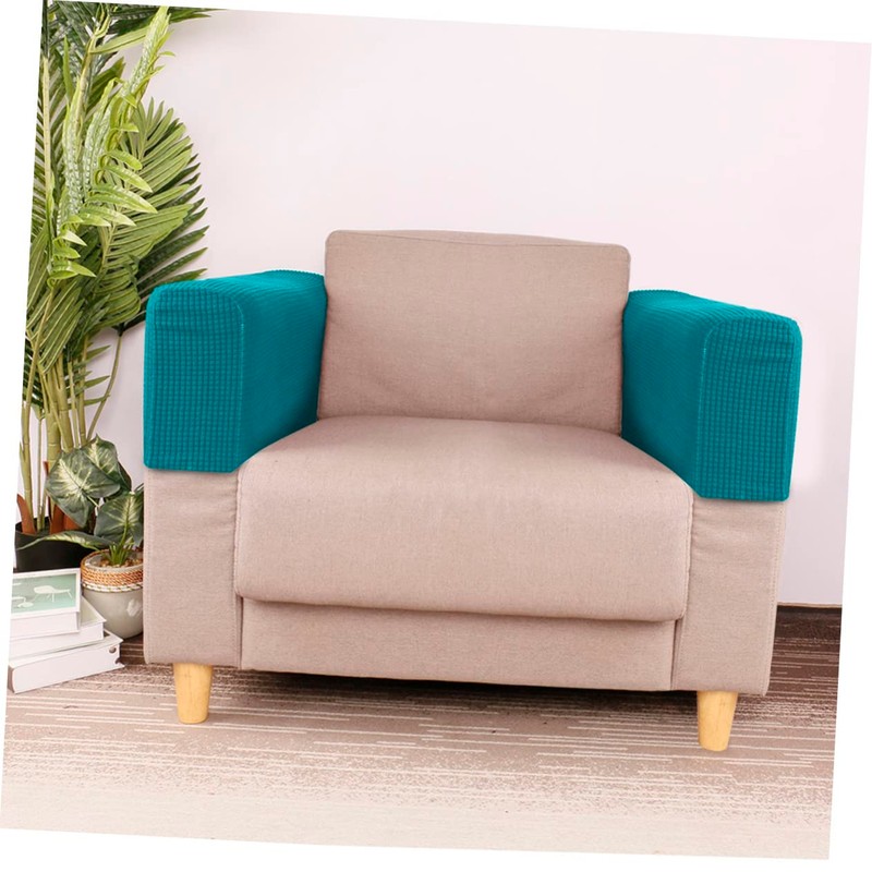 FUNOMOCYA Sofa Armrest Cover Set Stretch Fleece Armrest Covers Couch