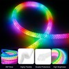 maylit 360 Degree Luminous Reticulate Weave Rope Lights, 10ft Addressable