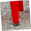 TEHAUX 10Pcs Shaped Rubber Leg Caps for Furniture Feet Non
