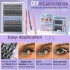DIY Lash Extension Kit 280 Pcs Lash Clusters Kit Individual