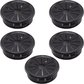 Aifeier ET 1-3/8 Inch Cable Grommets Petal-Shaped Buckle Type Wire Hole Cover for Cord Management and Protection of Cabinet, 5PCS 35mm